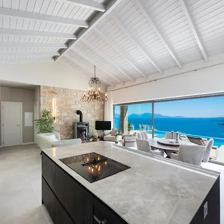 Bed & Breakfast Grey Sea View Estate - Luxury With Private Pool & Plunge Pool Katouna