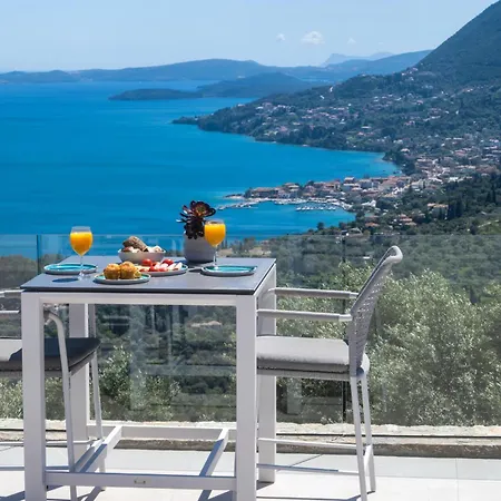 Grey Sea View Estate - Luxury With Private Pool & Plunge Pool Katouna