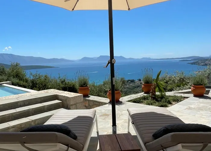 Bed & Breakfast Grey Sea View Estate - Luxury Villas With Private Pool & Plunge Pool Katouna