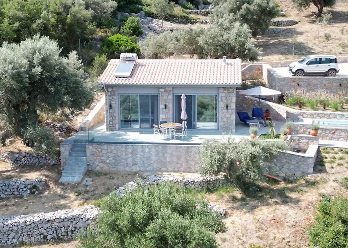 Grey Sea View Estate - Luxury Villas With Private Pool & Plunge Pool Bed & Breakfast Katouna